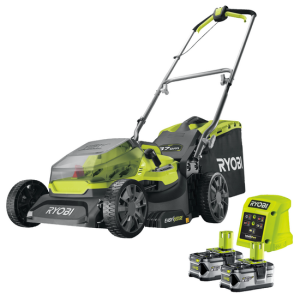 Ryobi RY18LM37A-240 – Akku Rasenmäher – Schnittbreite 37 cm – 2x18V/4Ah Ryobi RY18LM37A-240 – Akku Rasenmäher – Schnittbreite 37 cm – 2x18V/4Ah
