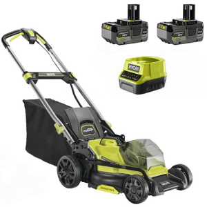 Ryobi RY18LMX40C-240 -Akku Rasenmäher – 2x18V/4Ah – Schnittbreite 40 cm Ryobi RY18LMX40C-240 -Akku Rasenmäher – 2x18V/4Ah – Schnittbreite 40 cm