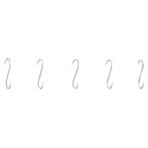 S-Haken, für Regalsystem, 5 Stück S-Haken, für Regalsystem, 5 Stück