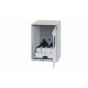 Säuren- und Laugen-Unterbauschrank asecos SL-CLASSIC-UB, Flügeltür, Anschlag rechts, Front Lichtgrau, B 590 x T 570 x H 800 mm Säuren- und Laugen-Unterbauschrank asecos SL-CLASSIC-UB, Flügeltür, Anschlag rechts, Front Lichtgrau, B 590 x T 570 x H 800 mm