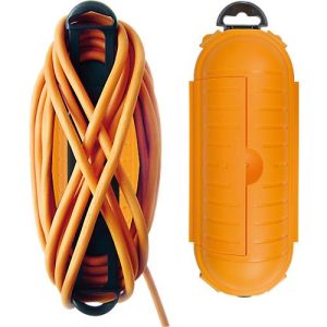Safe-Box für Kabel, gelb, Schutzklasse IP44, extragroß, für Innen- und Außenbereich Safe-Box für Kabel, gelb, Schutzklasse IP44, extragroß, für Innen- und Außenbereich