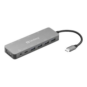 Sandberg 13-in-1 – Dockingstation – USB-C – HDMI, VGA – 100Mb LAN