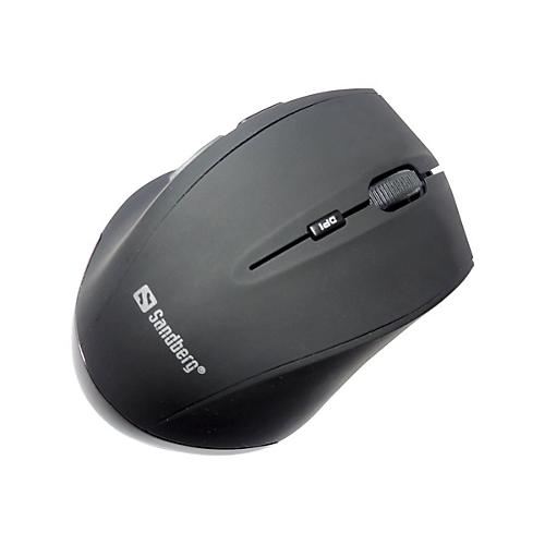 Sandberg Pro - Maus - 5 Tasten - kabellos - 2.4 GHz - kabelloser Empfänger (USB)