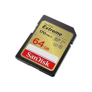 SanDisk Extreme – Flash-Speicherkarte – 64 GB – SDXC UHS-I SanDisk Extreme – Flash-Speicherkarte – 64 GB – SDXC UHS-I