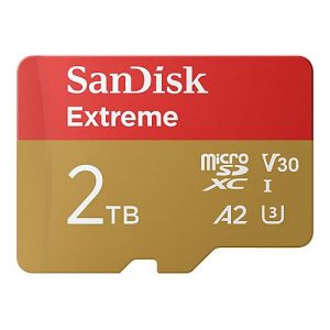 SanDisk Extreme – Flash-Speicherkarte (microSDHC/SD-Adapter inbegriffen) – 2 TB – A2 / Video Class V30 / UHS-I U3 – microSDXC UHS-I SanDisk Extreme – Flash-Speicherkarte (microSDHC/SD-Adapter inbegriffen) – 2 TB – A2 / Video Class V30 / UHS-I U3 – microSDXC UHS-I