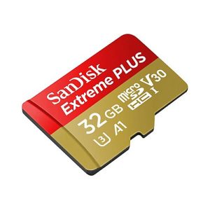SanDisk Extreme PLUS – Flash-Speicherkarte (microSDHC/SD-Adapter inbegriffen) – 32 GB – A1 / Video Class V30 / UHS-I U3 – microSDHC UHS-I SanDisk Extreme PLUS – Flash-Speicherkarte (microSDHC/SD-Adapter inbegriffen) – 32 GB – A1 / Video Class V30 / UHS-I U3 – microSDHC UHS-I