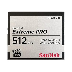 SanDisk Extreme Pro – Flash-Speicherkarte – 512 GB – CFast 2.0 SanDisk Extreme Pro – Flash-Speicherkarte – 512 GB – CFast 2.0