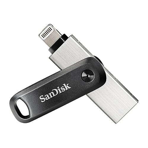 SanDisk iXpand Go - USB-Flash-Laufwerk - 64 GB - USB 3.0 / Lightning - für Apple iPad/iPhone (Lightning)