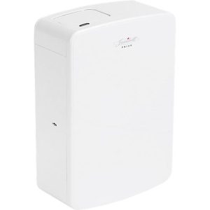 Sanitär Abfalleimer Janibell Privé, Volumen 7,5 l, Sensortechnik, abschließbar, L 140 x B 292 x H 422 mm, ABS-Kunststoff, weiß