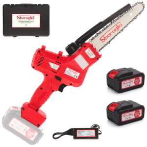 Sbaraglia Rambo Energy 21V – Batteriebetriebene Handkettensäge – 2x 21V/5.2Ah Sbaraglia Rambo Energy 21V – Batteriebetriebene Handkettensäge – 2x 21V/5.2Ah