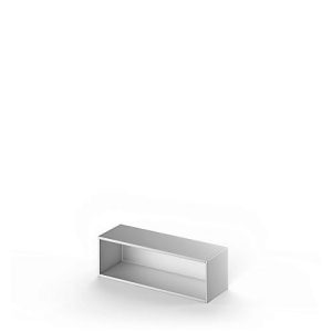 Schäfer Shop Genius Aufsatzregal TETRIS SOLID, Stahlkorpus, 1 OH, B 1200 mm, weißalu Schäfer Shop Genius Aufsatzregal TETRIS SOLID, Stahlkorpus, 1 OH, B 1200 mm, weißalu