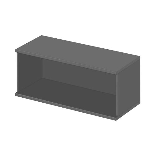 Schäfer Shop Genius Aufsatzregal TETRIS WOOD, 1 OH, B 1000, graphit