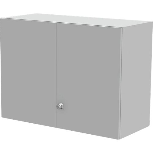 Schäfer Shop Genius Aufsatzschrank TETRIS WALL, 2 Ordnerhöhen, Türanschlag rechts, B 1000 x T 440 x H 740 mm,