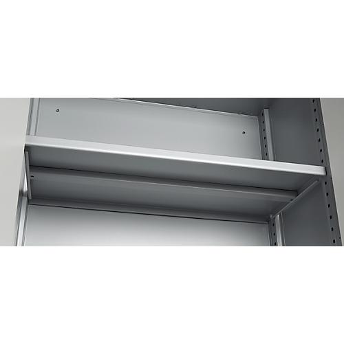Schäfer Shop Genius Fachbodenunterzug TETRIS SOLID, für Schränke mit B 800 mm & 25 mm starken Stahl-Fachböden, erhöht Tragkraft auf 75 kg, w.alu