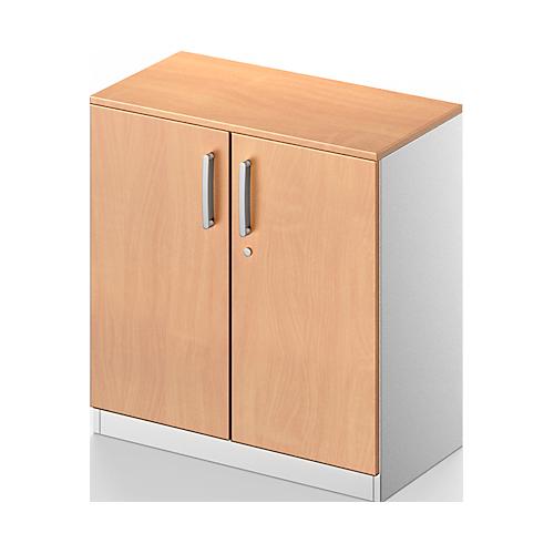 Schäfer Shop Genius Flügeltürenschrank TETRIS SOLID, 2 OH, B 800 mm, abschließbar, mit Abdeckplatte