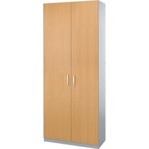 Schäfer Shop Genius Flügeltürenschrank TETRIS SOLID, Stahlkorpus, 5 OH, B 1000 mm, abschließbar, Buche-Dekor/weißalu Schäfer Shop Genius Flügeltürenschrank TETRIS SOLID, Stahlkorpus, 5 OH, B 1000 mm, abschließbar, Buche-Dekor/weißalu
