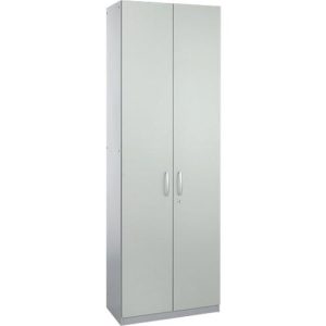 Schäfer Shop Genius Flügeltürenschrank TETRIS SOLID, Stahlkorpus, 6 OH, B 800 mm, abschließbar, lichtgrau/weißalu Schäfer Shop Genius Flügeltürenschrank TETRIS SOLID, Stahlkorpus, 6 OH, B 800 mm, abschließbar, lichtgrau/weißalu