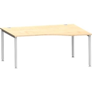 Schäfer Shop Genius Freiformschreibtisch MODENA FLEX, Ansatz rechts B 1800 mm, Ahorn Schäfer Shop Genius Freiformschreibtisch MODENA FLEX, Ansatz rechts B 1800 mm, Ahorn