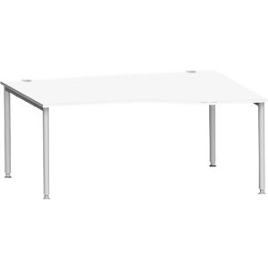 Schäfer Shop Genius Freiformschreibtisch MODENA FLEX, Ansatz rechts B 1800 mm, weiß Schäfer Shop Genius Freiformschreibtisch MODENA FLEX, Ansatz rechts B 1800 mm, weiß