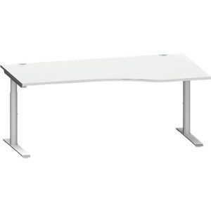 Schäfer Shop Genius Freiformschreibtisch MODENA FLEX, Ansatz rechts, lichtgrau Schäfer Shop Genius Freiformschreibtisch MODENA FLEX, Ansatz rechts, lichtgrau