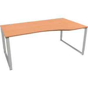 Schäfer Shop Genius Freiformschreibtisch MODENA FLEX, Bügelfuß, manuell höhenverstellbar, Ansatz rechts, B 1800 mm, Buche-Dekor Schäfer Shop Genius Freiformschreibtisch MODENA FLEX, Bügelfuß, manuell höhenverstellbar, Ansatz rechts, B 1800 mm, Buche-Dekor