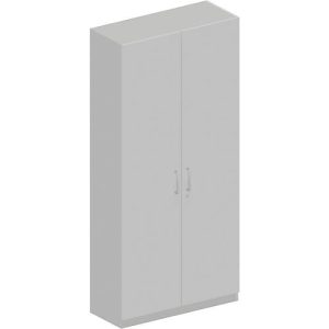 Schäfer Shop Genius Garderobenschrank TETRIS SOLID, 6 OH, 1 Fachboden, Kleiderstange, abschließbar, B 1000 x T 412 x H 2239 mm, weißlu/lichtgrau Schäfer Shop Genius Garderobenschrank TETRIS SOLID, 6 OH, 1 Fachboden, Kleiderstange, abschließbar, B 1000 x T 412 x H 2239 mm, weißlu/lichtgrau