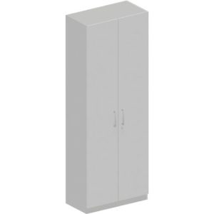 Schäfer Shop Genius Garderobenschrank TETRIS SOLID, 6 OH, 1 Fachboden, Kleiderstange, abschließbar, B 800 x T 412 x H 2239 mm, weißalu/lichtgrau Schäfer Shop Genius Garderobenschrank TETRIS SOLID, 6 OH, 1 Fachboden, Kleiderstange, abschließbar, B 800 x T 412 x H 2239 mm, weißalu/lichtgrau
