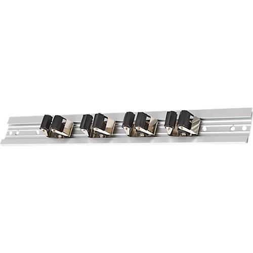 Schäfer Shop Genius Gerätehalterleiste für FS Putzmittelschränke, Aluminium verzinkt, 4 Halter