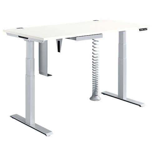 Schäfer Shop Genius Komplettangebot MODENA FLEX 5-tlg., Schreibtisch elektr. höhenverstellbar, PC-Halterung