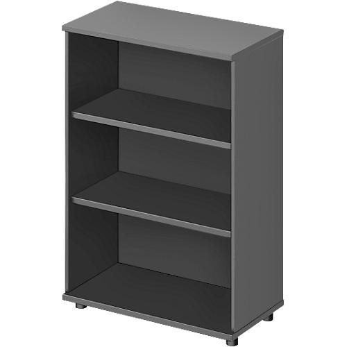 Schäfer Shop Genius Regal TETRIS WOOD, 3 OH, Höhe inkl. Gleiter, B 800 mm, graphit