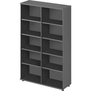 Schäfer Shop Genius Regal TETRIS WOOD, 5 OH, Höhe inkl. Gleiter, B 1200 mm, graphit Schäfer Shop Genius Regal TETRIS WOOD, 5 OH, Höhe inkl. Gleiter, B 1200 mm, graphit