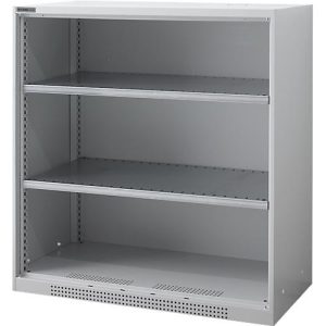 Schäfer Shop Genius Regalschrank FS, 3 OH, 2 höhenverstellbare Fachböden, bis 450 kg, B 1055 x T 420 x H 1105 mm, Stahl, weißaluminium RAL 9006 Schäfer Shop Genius Regalschrank FS, 3 OH, 2 höhenverstellbare Fachböden, bis 450 kg, B 1055 x T 420 x H 1105 mm, Stahl, weißaluminium RAL 9006