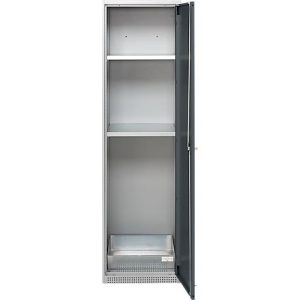 Schäfer Shop Genius Reinigungsmittelschrank FS, 5 OH, abschließbar, 2 Fachböden, bis 250 kg, B 545 x T 520 x H 1950 mm, Stahl, weißaluminium/anthrazitgrau Schäfer Shop Genius Reinigungsmittelschrank FS, 5 OH, abschließbar, 2 Fachböden, bis 250 kg, B 545 x T 520 x H 1950 mm, Stahl, weißaluminium/anthrazitgrau