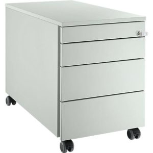Schäfer Shop Genius Rollcontainer 1233, 3 Schubladen, 1 Utensilienauszug, Zentralverschluss, seitliche Griffnut, B 435 x T 765 x H 577 mm, lichtgrau/lichtgrau/lichtgrau Schäfer Shop Genius Rollcontainer 1233, 3 Schubladen, 1 Utensilienauszug, Zentralverschluss, seitliche Griffnut, B 435 x T 765 x H 577 mm, lichtgrau/lichtgrau/lichtgrau
