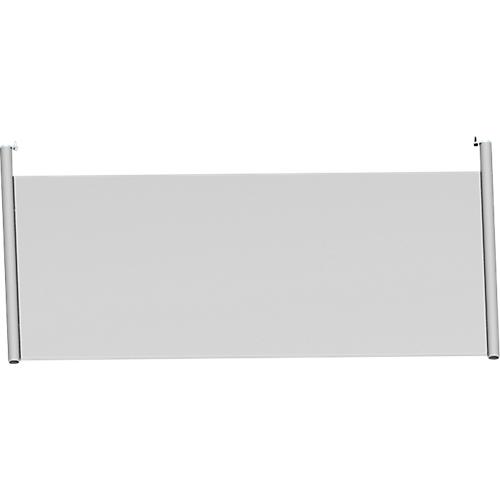 Schäfer Shop Genius Rückseitenblende, für Schreibtisch B 1200 mm, H 466 mm, weißaluminium