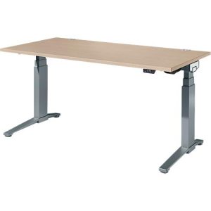 Schäfer Shop Genius Schreibtisch ERGOSTYLE S, Rechteck, elektrisch höhenverstellbar, zweistufig, C-Fuß, B 1600 x T 800 x H 635-1305 mm, inkl. Memory Master, Eiche/anthrazit Schäfer Shop Genius Schreibtisch ERGOSTYLE S, Rechteck, elektrisch höhenverstellbar, zweistufig, C-Fuß, B 1600 x T 800 x H 635-1305 mm, inkl. Memory Master, Eiche/anthrazit