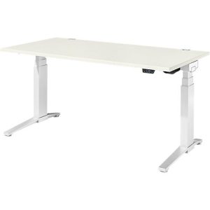 Schäfer Shop Genius Schreibtisch ERGOSTYLE S, Rechteck, elektrisch höhenverstellbar, zweistufig, C-Fuß, B 1600 x T 800 x H 635-1305 mm, inkl. Memory Master, weiß/weiß Schäfer Shop Genius Schreibtisch ERGOSTYLE S, Rechteck, elektrisch höhenverstellbar, zweistufig, C-Fuß, B 1600 x T 800 x H 635-1305 mm, inkl. Memory Master, weiß/weiß