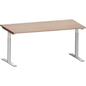 Schäfer Shop Genius Schreibtisch MODENA FLEX, 1600 x 800 mm, Eiche-Dekor/weißalu Schäfer Shop Genius Schreibtisch MODENA FLEX, 1600 x 800 mm, Eiche-Dekor/weißalu
