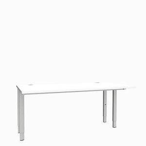 Schäfer Shop Genius Schreibtisch MODENA FLEX, 4-Fuß-Rechteckrohr, beidseitig, B 1600 mm, weiß Schäfer Shop Genius Schreibtisch MODENA FLEX, 4-Fuß-Rechteckrohr, beidseitig, B 1600 mm, weiß