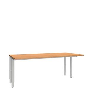 Schäfer Shop Genius Schreibtisch MODENA FLEX, 4-Fuß-Rechteckrohr, beidseitig, B 1800 mm, Buche Schäfer Shop Genius Schreibtisch MODENA FLEX, 4-Fuß-Rechteckrohr, beidseitig, B 1800 mm, Buche
