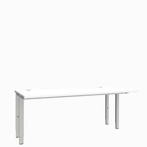 Schäfer Shop Genius Schreibtisch MODENA FLEX, 4-Fuß-Rechteckrohr, beidseitig, B 1800 mm, weiß Schäfer Shop Genius Schreibtisch MODENA FLEX, 4-Fuß-Rechteckrohr, beidseitig, B 1800 mm, weiß