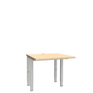 Schäfer Shop Genius Schreibtisch MODENA FLEX, 4-Fuß-Rechteckrohr, beidseitig, B 800 mm, Ahorn Schäfer Shop Genius Schreibtisch MODENA FLEX, 4-Fuß-Rechteckrohr, beidseitig, B 800 mm, Ahorn