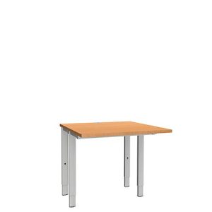 Schäfer Shop Genius Schreibtisch MODENA FLEX, 4-Fuß-Rechteckrohr, beidseitig, B 800 mm, Buche Schäfer Shop Genius Schreibtisch MODENA FLEX, 4-Fuß-Rechteckrohr, beidseitig, B 800 mm, Buche