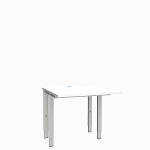 Schäfer Shop Genius Schreibtisch MODENA FLEX, 4-Fuß-Rechteckrohr, beidseitig, B 800 mm, weiß Schäfer Shop Genius Schreibtisch MODENA FLEX, 4-Fuß-Rechteckrohr, beidseitig, B 800 mm, weiß