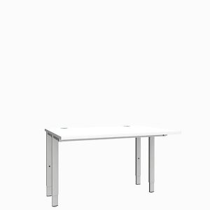 Schäfer Shop Genius Schreibtisch MODENA FLEX, 4-Fuß-Rechteckrohr, beiseitig, B 1200 mm, weiß Schäfer Shop Genius Schreibtisch MODENA FLEX, 4-Fuß-Rechteckrohr, beiseitig, B 1200 mm, weiß