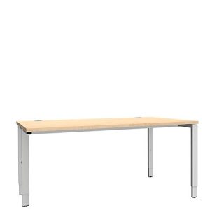 Schäfer Shop Genius Schreibtisch MODENA FLEX, 4-Fuß-Rechteckrohr, einseitig, B 1600 mm, Ahorn Schäfer Shop Genius Schreibtisch MODENA FLEX, 4-Fuß-Rechteckrohr, einseitig, B 1600 mm, Ahorn