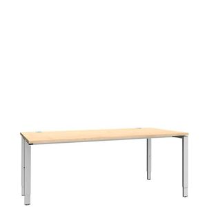 Schäfer Shop Genius Schreibtisch MODENA FLEX, 4-Fuß-Rechteckrohr, einseitig, B 1800 mm, Ahorn Schäfer Shop Genius Schreibtisch MODENA FLEX, 4-Fuß-Rechteckrohr, einseitig, B 1800 mm, Ahorn