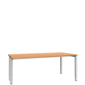 Schäfer Shop Genius Schreibtisch MODENA FLEX, 4-Fuß-Rechteckrohr, einseitig, B 1800 mm, Buche Schäfer Shop Genius Schreibtisch MODENA FLEX, 4-Fuß-Rechteckrohr, einseitig, B 1800 mm, Buche