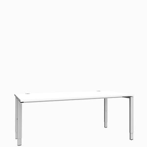 Schäfer Shop Genius Schreibtisch MODENA FLEX, 4-Fuß-Rechteckrohr, einseitig, B 1800 mm, weiß Schäfer Shop Genius Schreibtisch MODENA FLEX, 4-Fuß-Rechteckrohr, einseitig, B 1800 mm, weiß