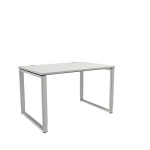 Schäfer Shop Genius Schreibtisch Modena Flex, höheneinstellbar, Rechteckform, Bügelfuß, Breite 1200 mm, lichtgrau Schäfer Shop Genius Schreibtisch Modena Flex, höheneinstellbar, Rechteckform, Bügelfuß, Breite 1200 mm, lichtgrau